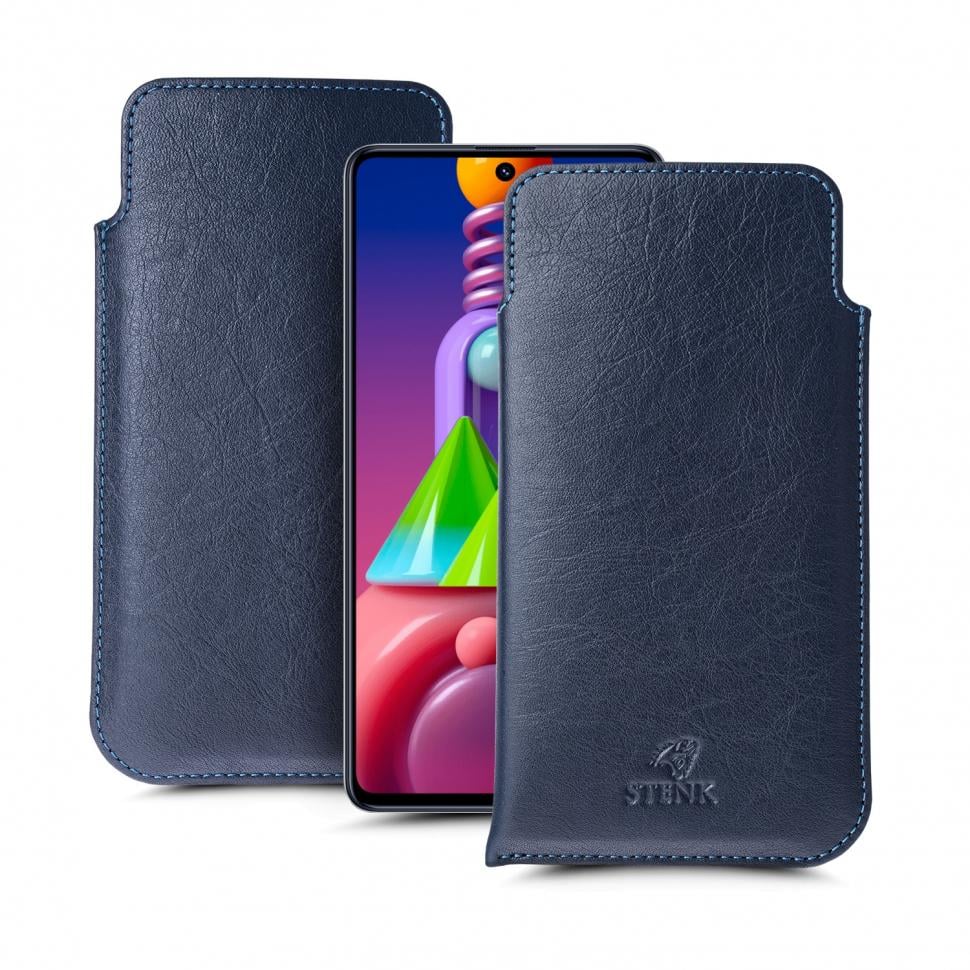 Футляр Stenk Elegance для Samsung Galaxy M51 Синий (67401) Футляр Stenk Elegance для Samsung Galaxy M51 Синий (67401)