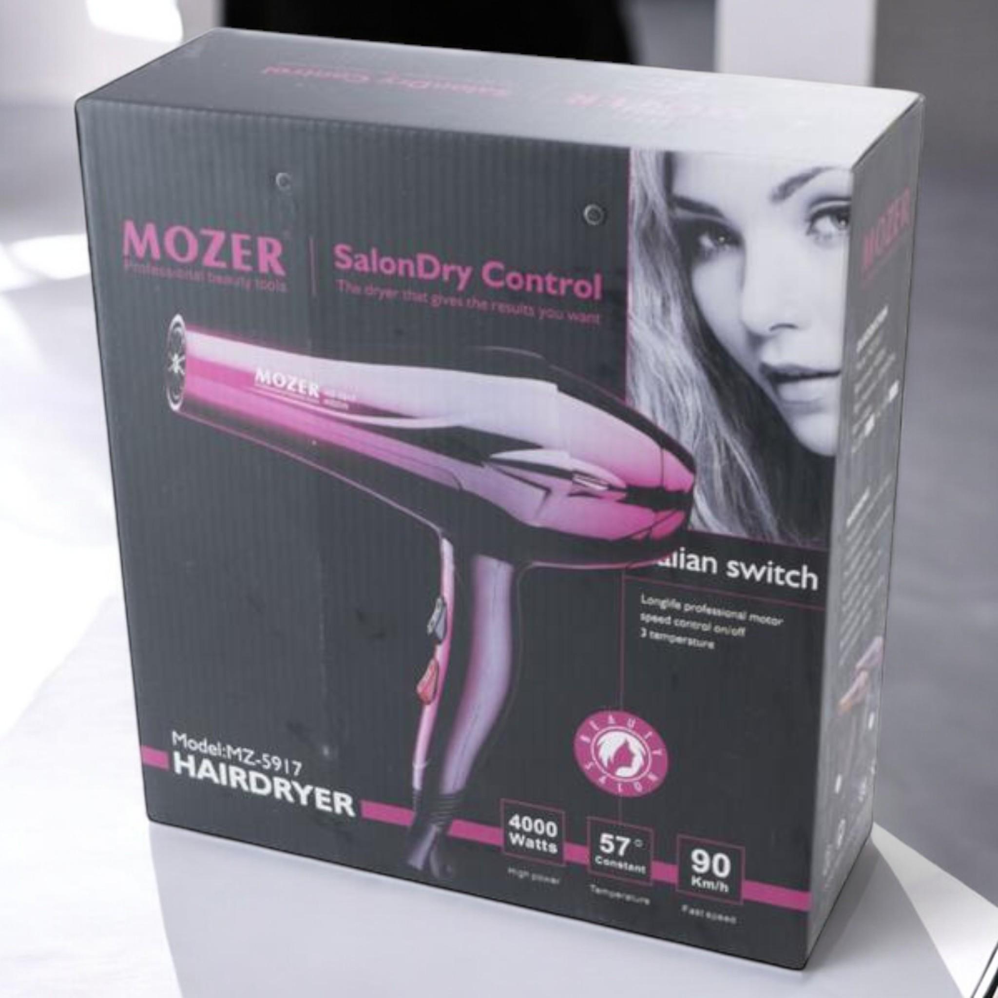 Фен Mozer MZ-5917 для укладки волос с насадкой 2000W Orange (H_MZ5917/Orange) - фото 7 Фен Mozer MZ-5917 для укладки волос с насадкой 2000W Orange (H_MZ5917/Orange) - фото 7