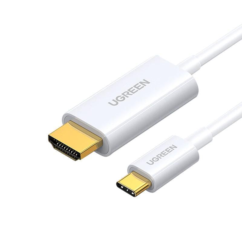 Кабель USB-C на HDMI UGREEN MM121 4K 60 Гц 1,5 м Белый (30841)