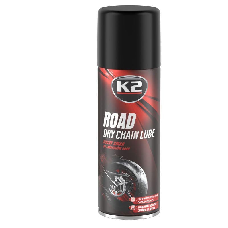 Смазка для цепей K2 Road Dry Chain Lube сухая 400 мл (W143) Смазка для цепей K2 Road Dry Chain Lube сухая 400 мл (W143)