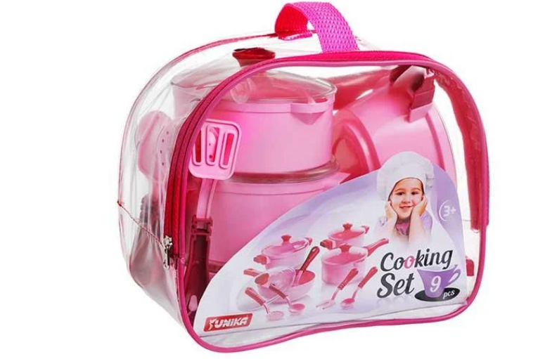 Игровой набор ЮНИКА Cooking Set 9 пр. Розовый (IG-173-N-667)