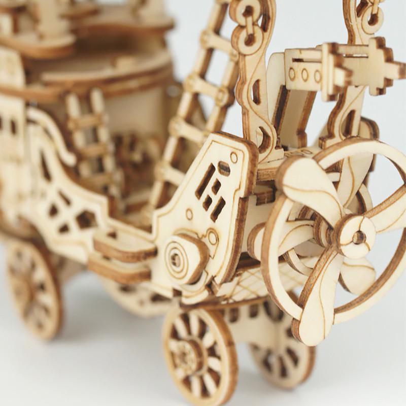 Дерев'яний 3D конструктор Robotime TG407 Дирижабль - фото 3 Дерев'яний 3D конструктор Robotime TG407 Дирижабль - фото 3