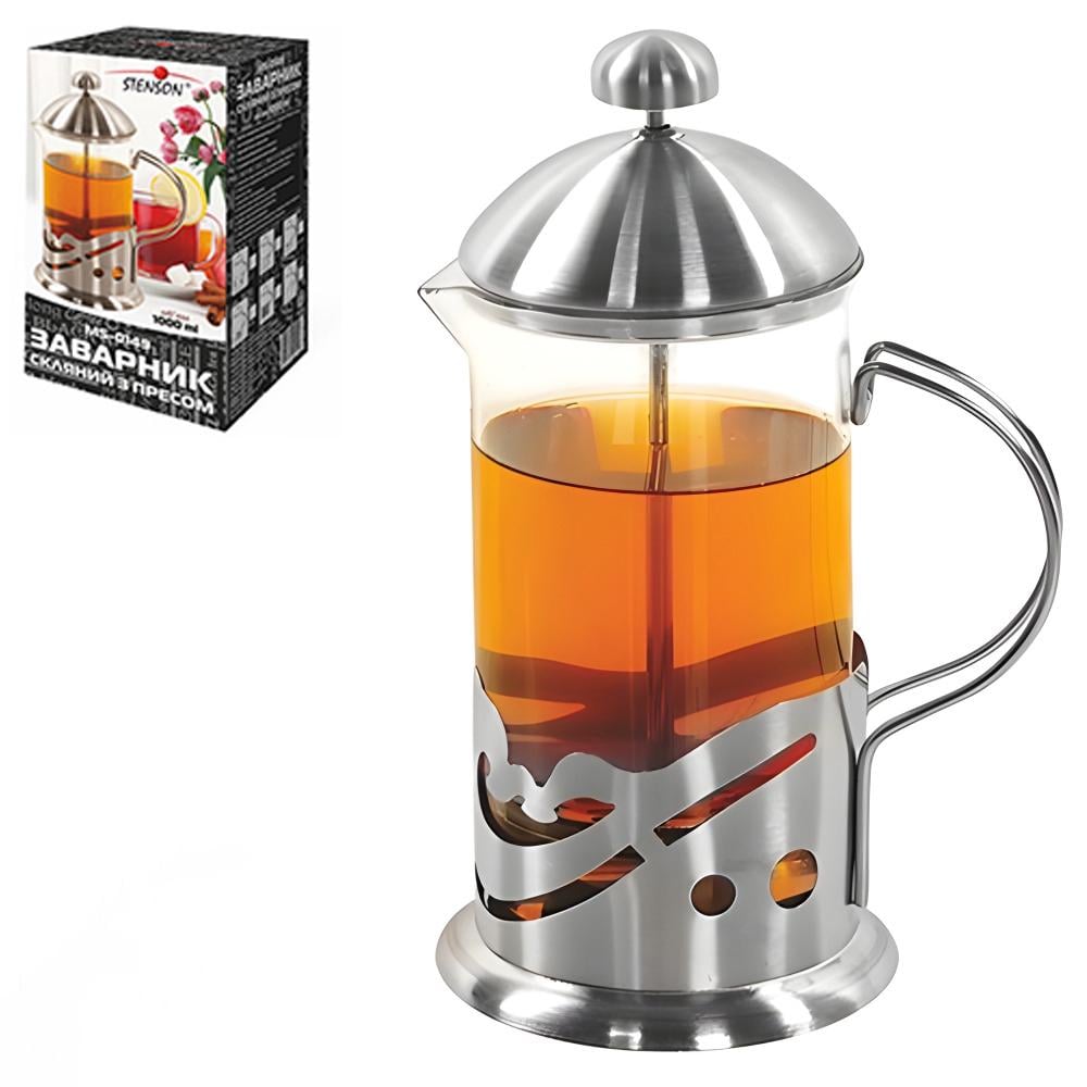 Френч-пресс для кофе и чая SteelWave 1000 мл (28555822)