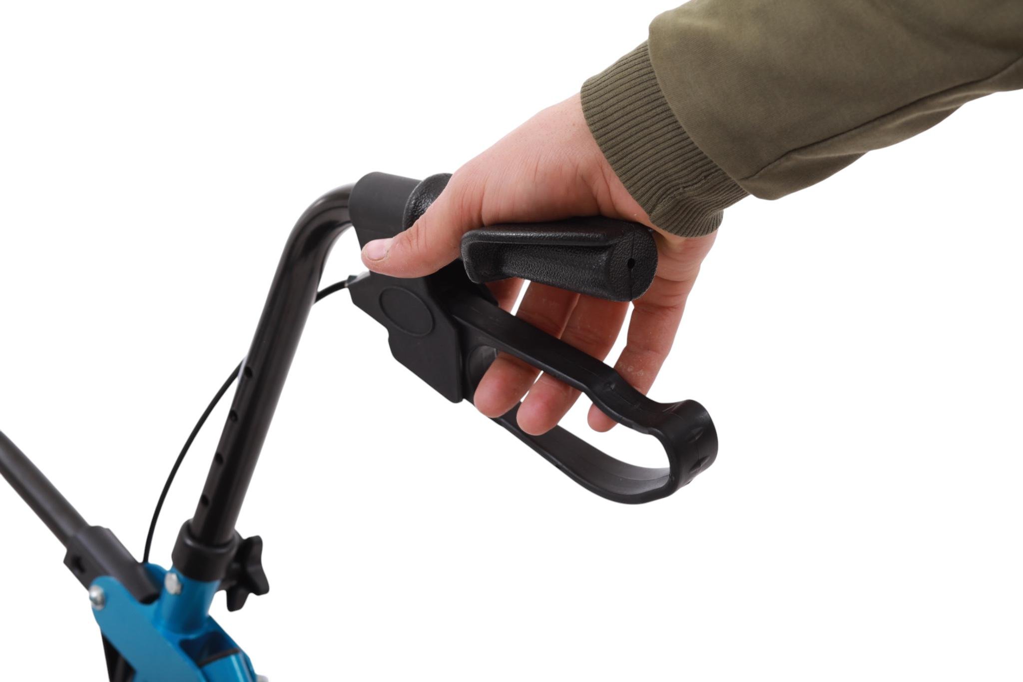 Ролатор алюминиевый MED1-KY9158L-8 облегчен с регулировкой высоты сиденья (MED1-KY9158L-8) - фото 4