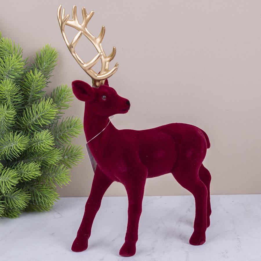 Статуетка олень з рогами 32 см (8157-2)
