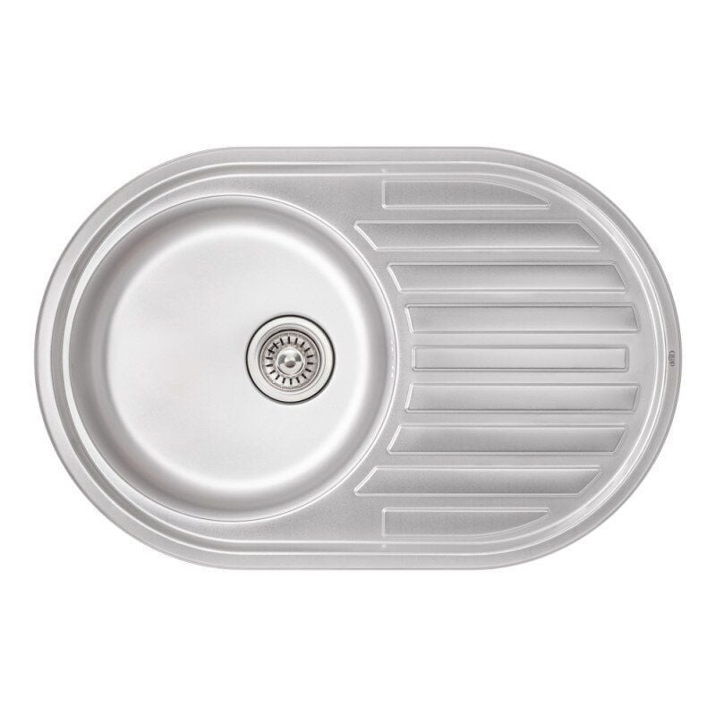 Мойка для кухни Q-tap QT7750MICDEC08 775x510 мм микротекстура 0,8 мм (76268)