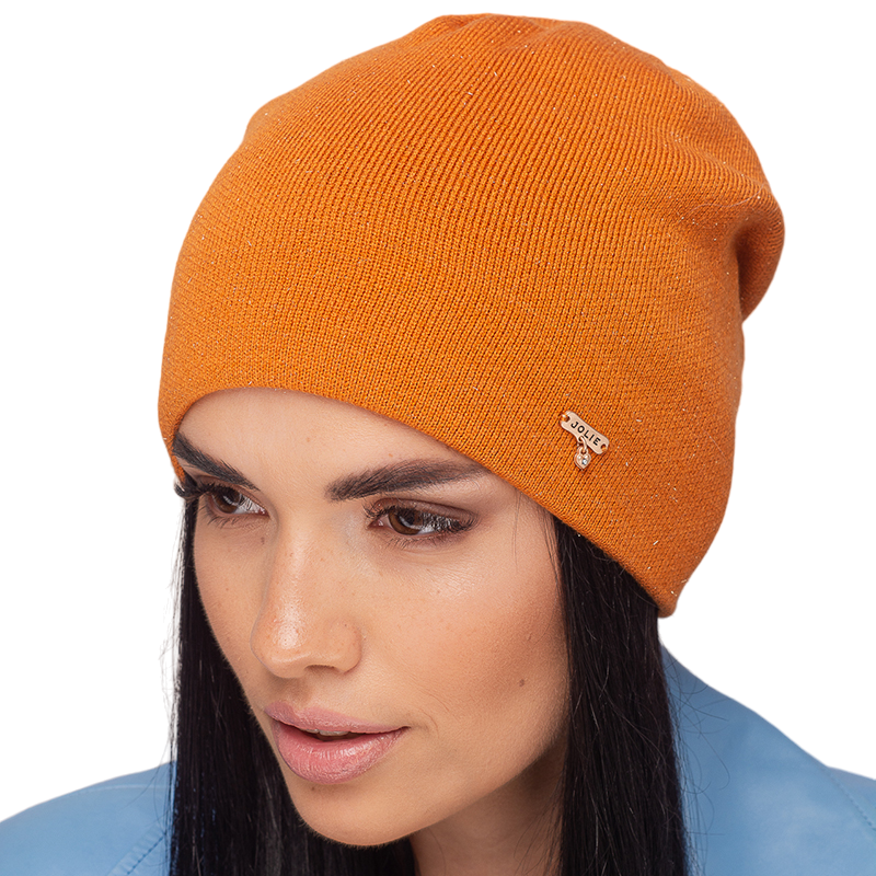 Шапка женская Leks Эврика утепленная флисом One size Горчичный (123369)