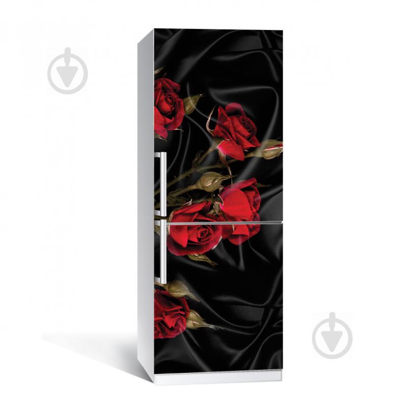 Наклейка на холодильник Zatarga Роза Tassin 01 650х2000 мм Красный (z180209) Наклейка на холодильник Zatarga Роза Tassin 01 650х2000 мм Красный (z180209)