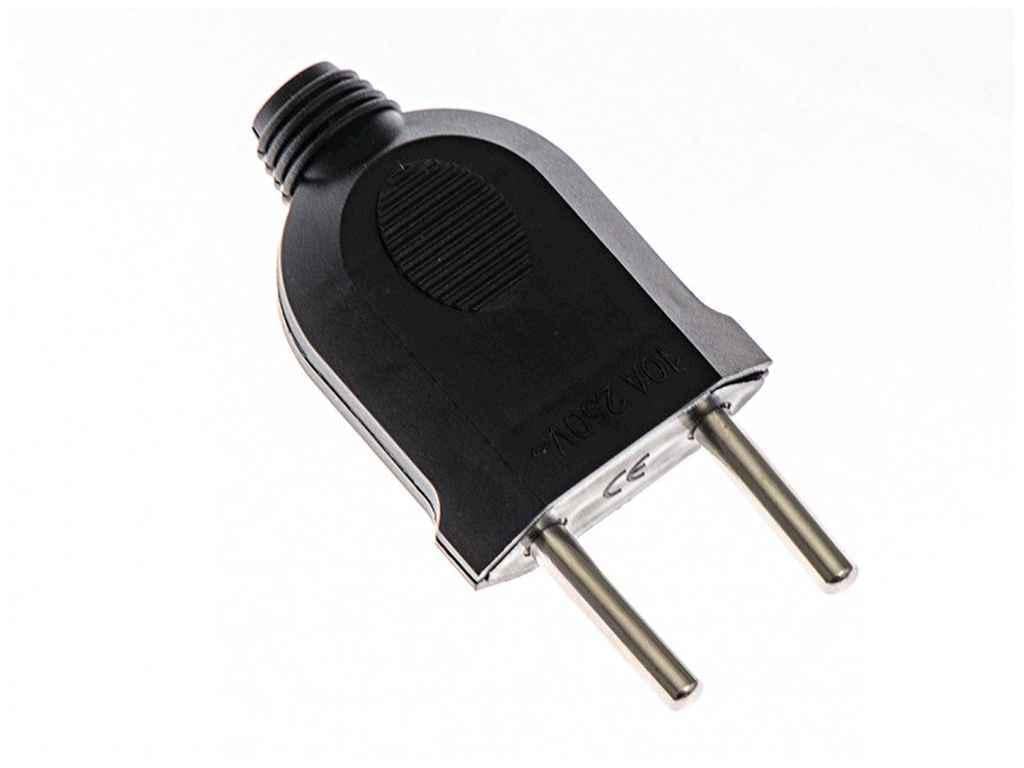 Вилка Luxel 1106 плоска без заземлення (1017458) Вилка Luxel 1106 плоска без заземлення (1017458)