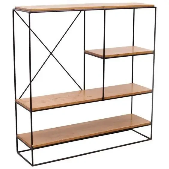 Стелаж Loft NS-2102 з полицями вузький для роботи та кабінету (3075773431)