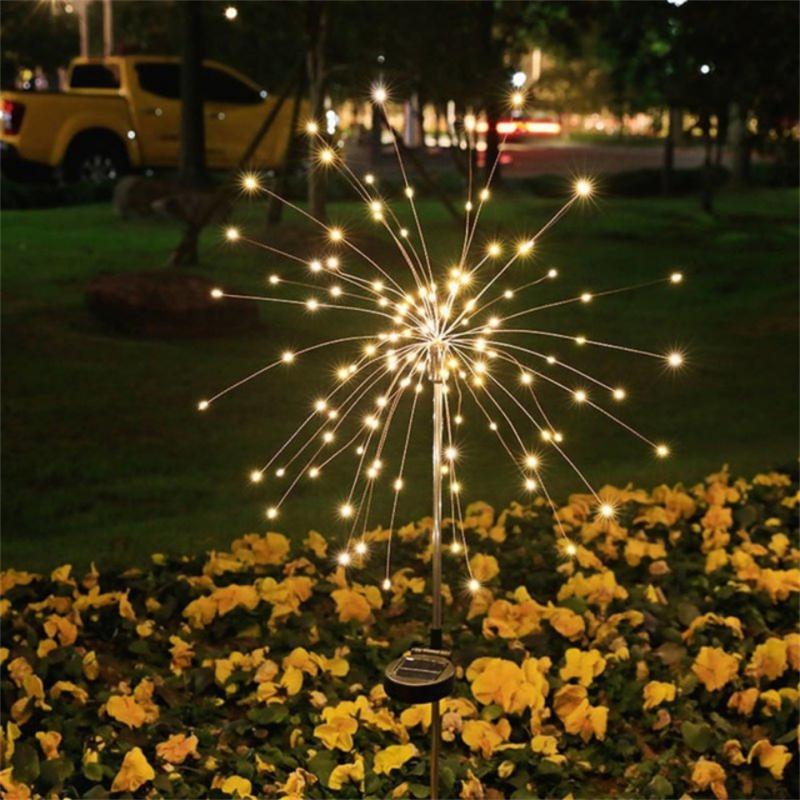 Светильник декоративный садовый Фейерверк на солнечной батарее 180LED Светильник декоративный садовый Фейерверк на солнечной батарее 180LED