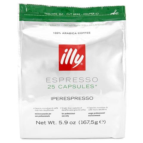 Кофе в капсулах iperEspresso illy в пакете DECAFF 25 шт. (11640)