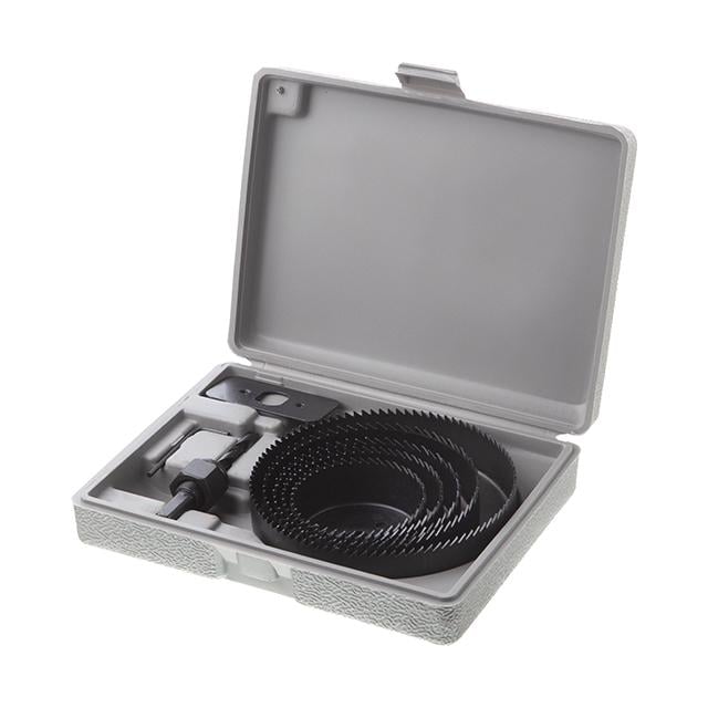 Набір корончатих свердел по деревині 8 шт. 64/127 мм (64,76,89,102,127мм)