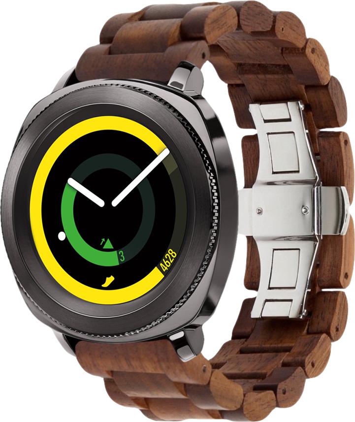 Ремешок деревянный WoodLock для Samsung Gear Sport Brown (28280-30)