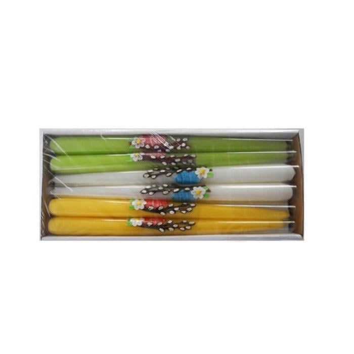 Свечка пасхальная 16 шт. Разноцветный (5313) Свечка пасхальная 16 шт. Разноцветный (5313)