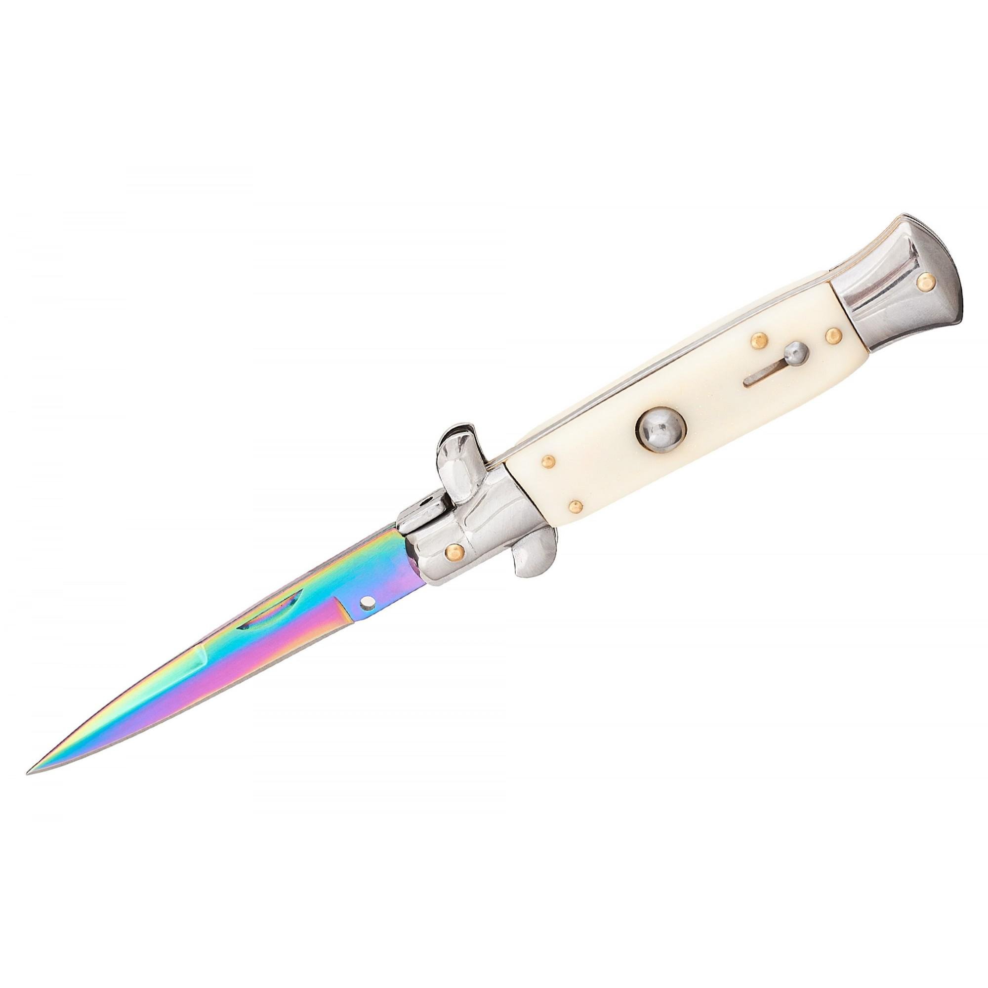 Ніж викидний стилет корсиканець з градієнтом (24055396) - фото 6 Ніж викидний стилет корсиканець з градієнтом (24055396) - фото 6