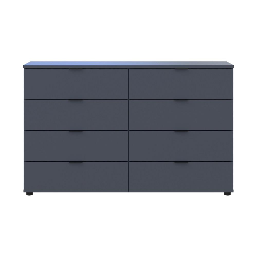 Комод Doros Рон 8 8 ящиков 130х38х81 см Графит (DRS-011775 41516173)