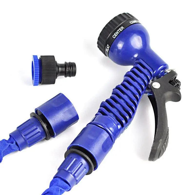 Шланг садовый Magic House 200 FT с многофункциональным распылителем 60 м Blue (611949) - фото 3 Шланг садовый Magic House 200 FT с многофункциональным распылителем 60 м Blue (611949) - фото 3