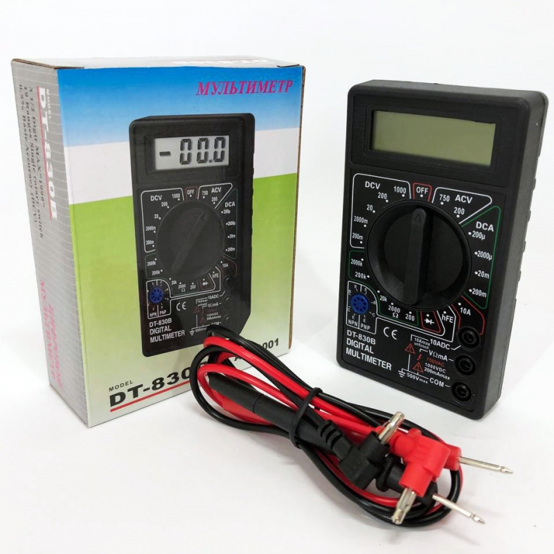 Мультиметр цифровий Digital DT-830B (tf5215) - фото 15