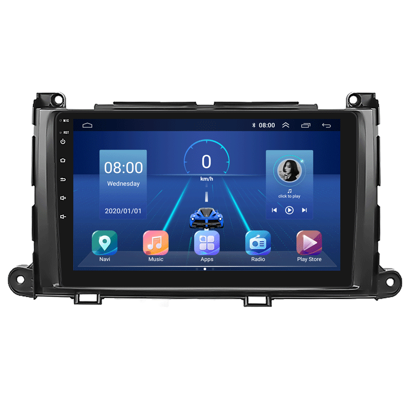 Штатная магнитола 9" Lesko для Toyota Sequoia II 2008-2017 6/128Gb 4G Wi-Fi GPS Top Тойота