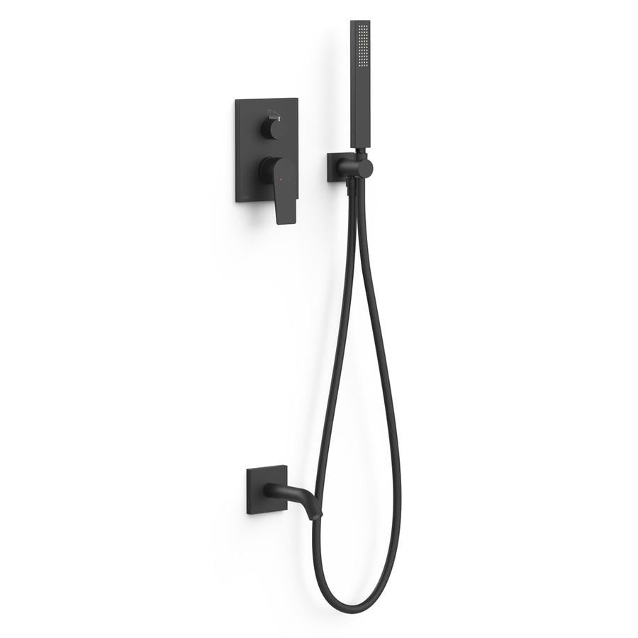 Душевой набор скрытого монтажа Tres Project-Tres Черный матовый (21128007NM)