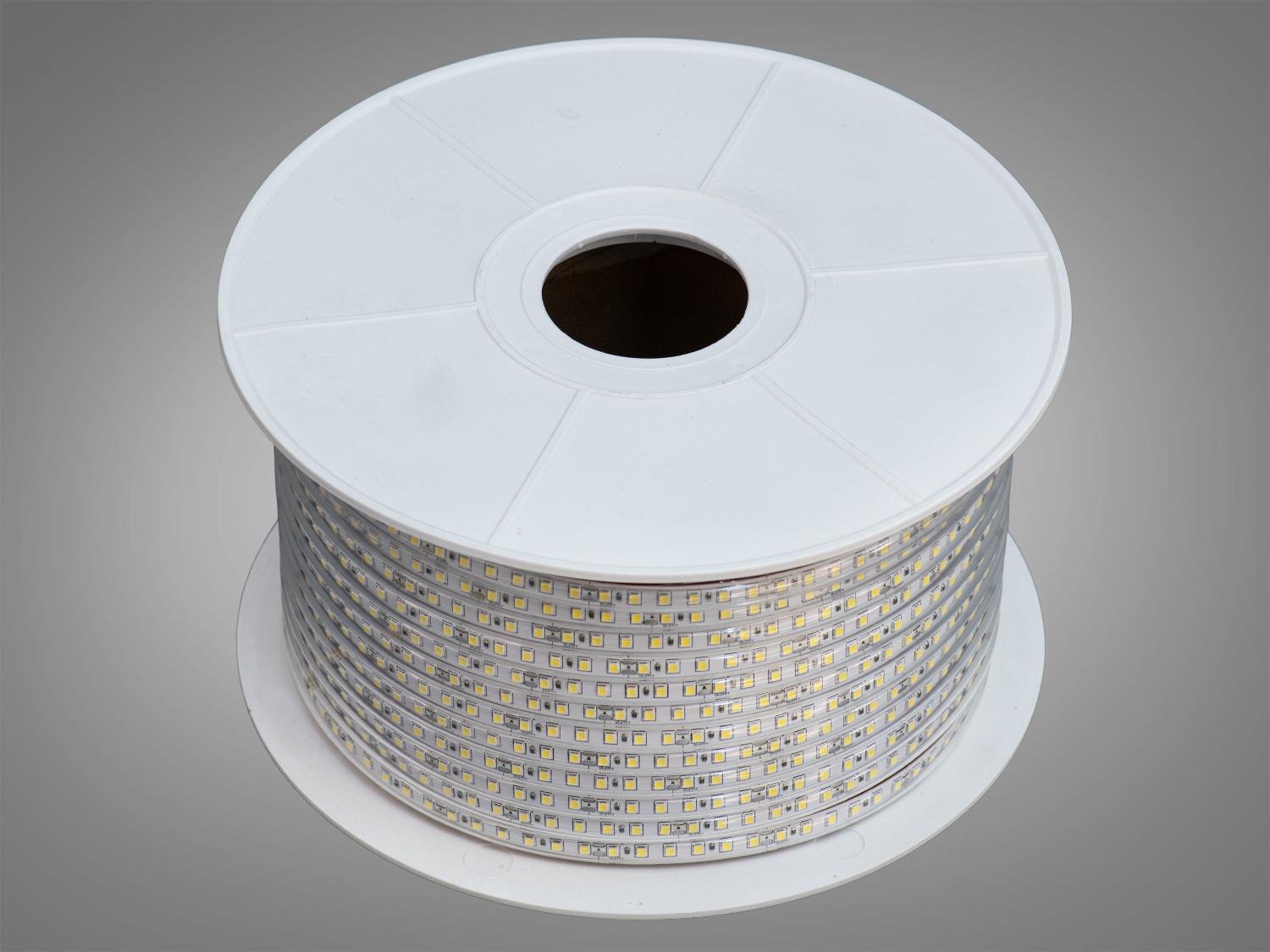 Светодиодная лента 24 В 120 диодов на метр герметична 8 мм Холодный Белый (N24-2835-120-CW-65-8) - фото 3