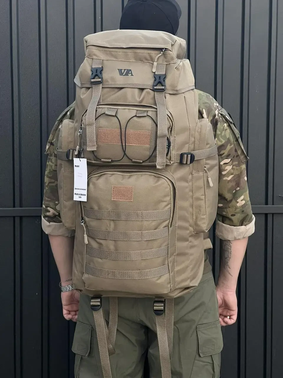 Рюкзак тактичний та туристичний 70л VA163 Койот (2978961304)