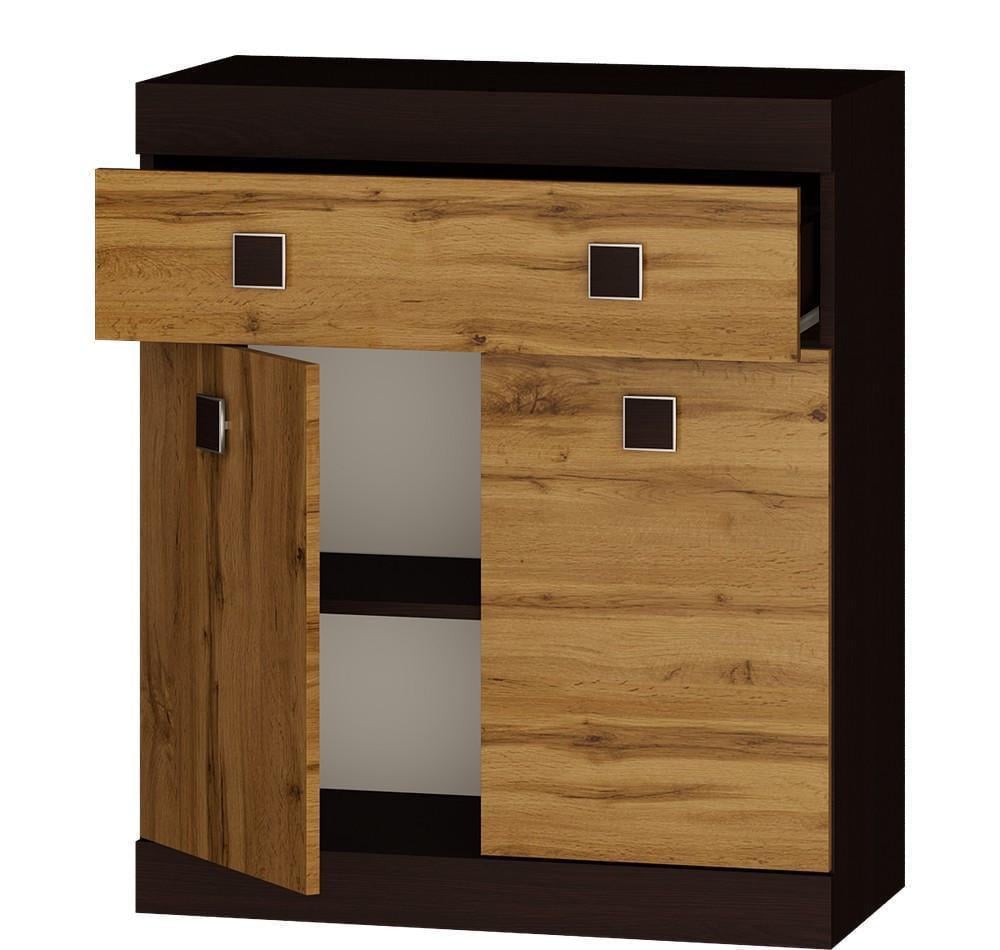 Комод Эверест Соната-4 800х380х940 мм Венге/Крафт золотой (ЕВ20150)