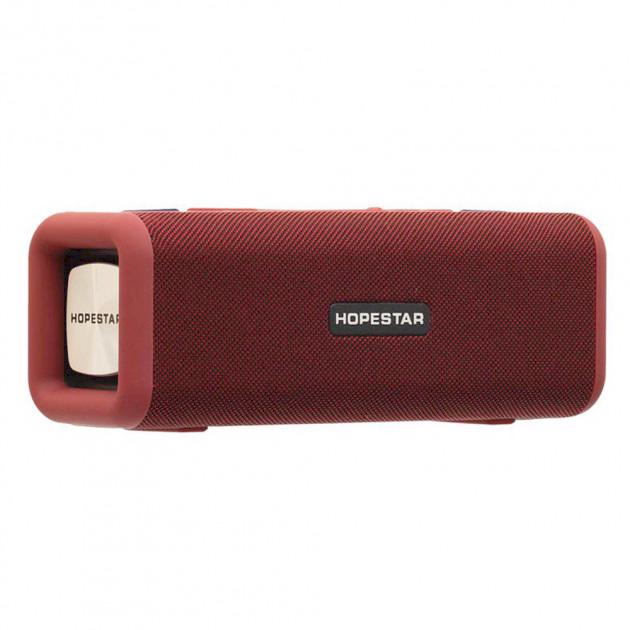 Портативная Bluetooth колонка беспроводная Hopestar T9 с FM приёмником Красный