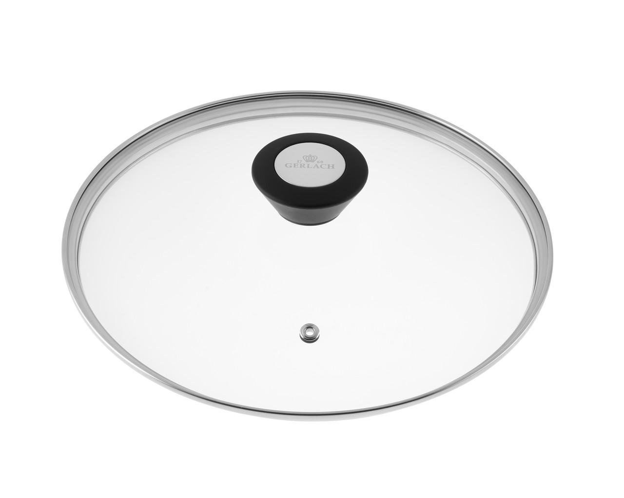 Крышка для сковороды/кастрюли Gerlach 20 см soft-touch закаленное стекло (2015284776) Крышка для сковороды/кастрюли Gerlach 20 см soft-touch закаленное стекло (2015284776)