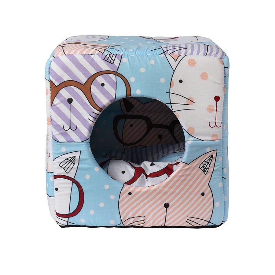 Лежак от Джека Юрта ткань бязь Коты в очках Голубой (2660711998) Лежак от Джека Юрта ткань бязь Коты в очках Голубой (2660711998)