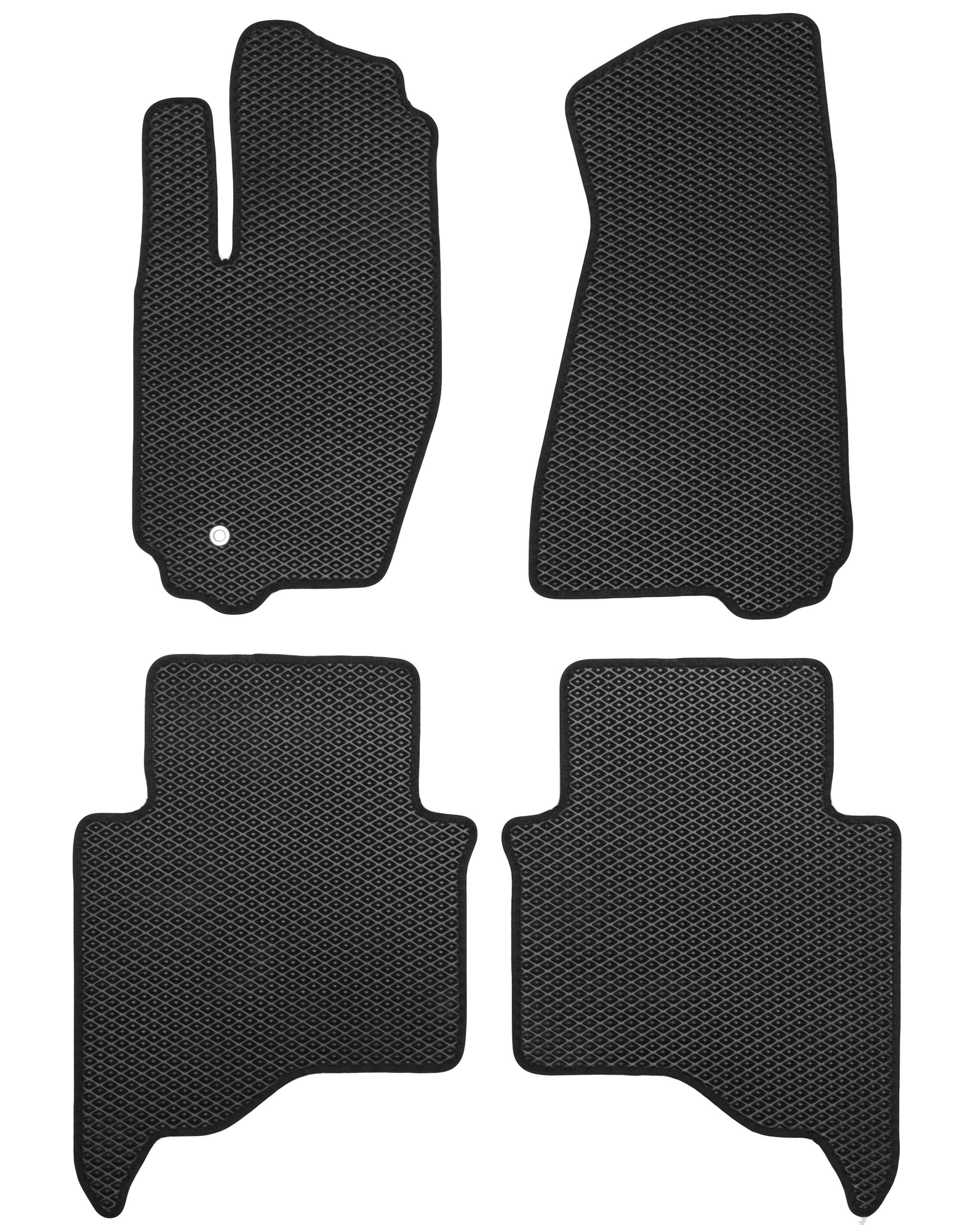 Коврики в салон Kinetic для Jeep Grand Cherokee '04-10 EVA-полимерные Черный