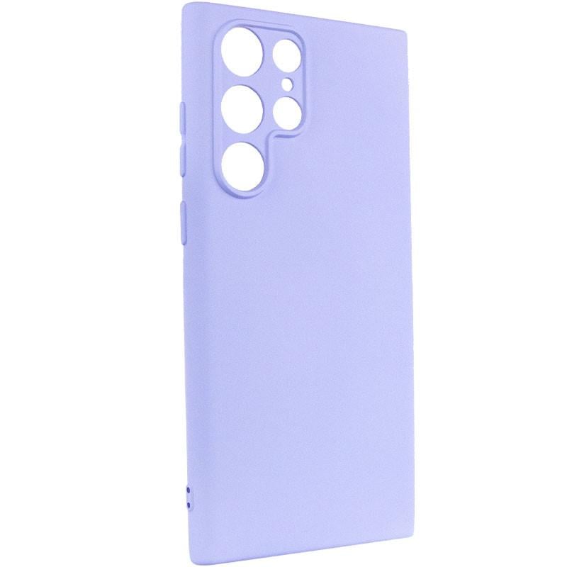 Протиударний Чохол Silicone Cover Lakshmi Full Camera (A) для Samsung Galaxy S22 Ultra Бузковий / Dasheen