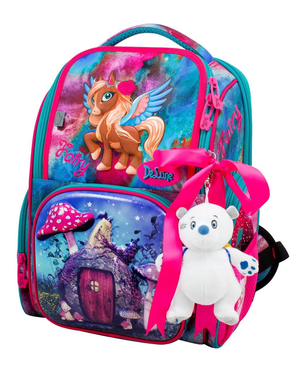 Ранец школьный для девочек DeLune 11-029 для 1-4 класса (1441145606)
