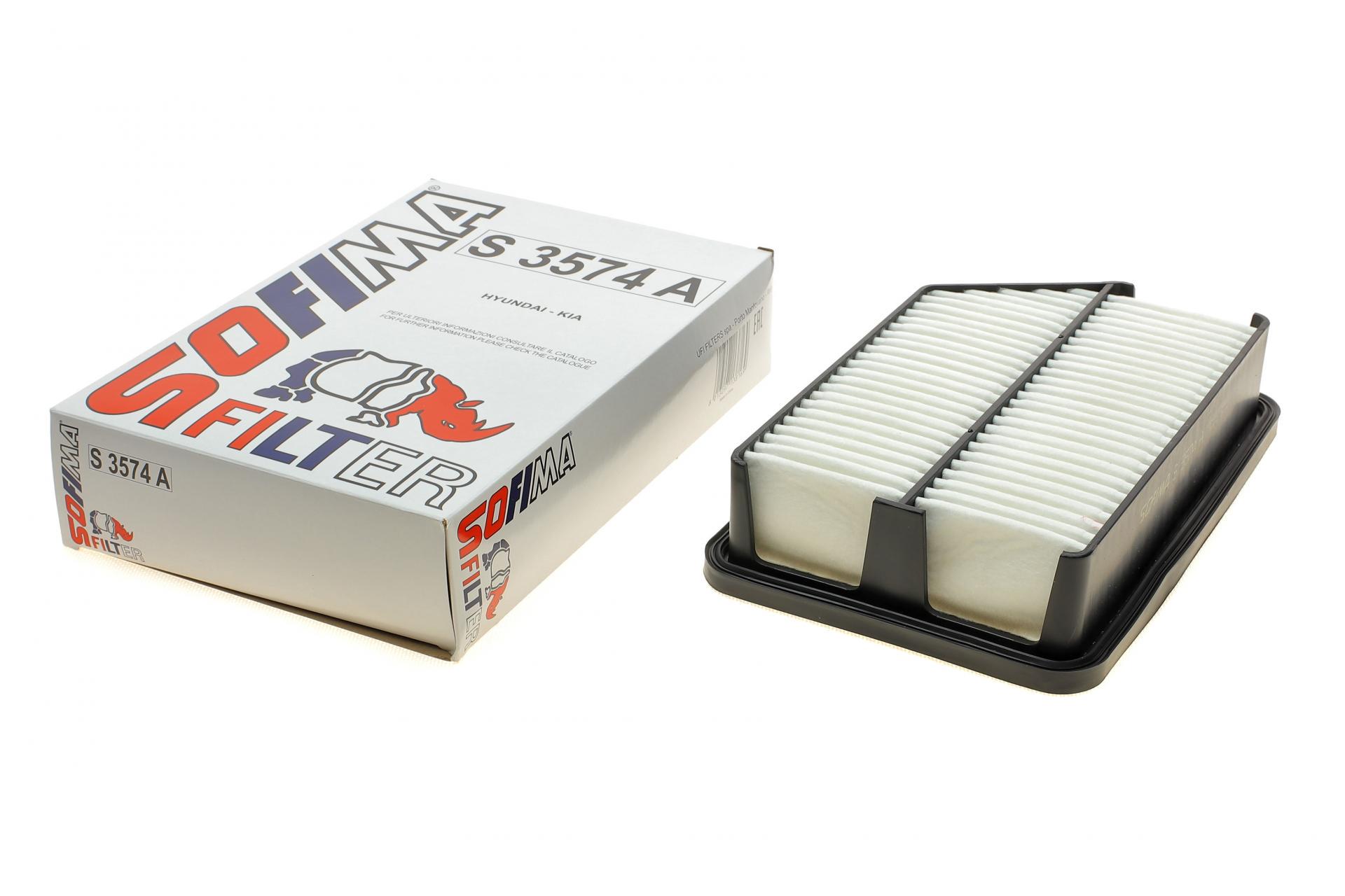 Фільтр повітряний SOFIMA для Hyundai I40 1,7/2,0 CRDI 11-/Kia Sportage 1,6-2,0 10- (S 3574 A)