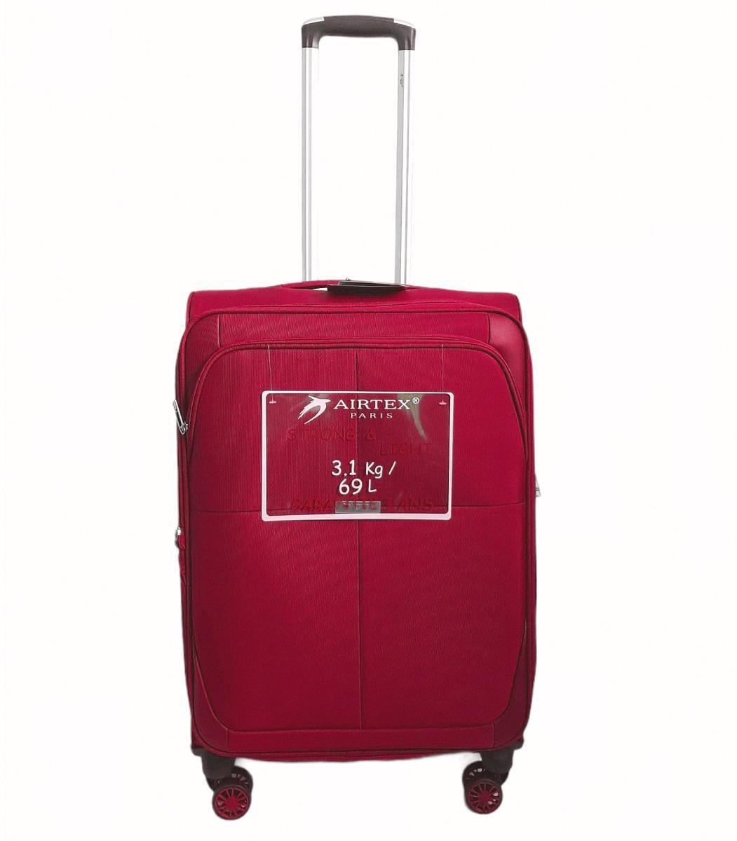 Валіза тканинна Airtex 826 середня 4 колеса Червоний (At00026)