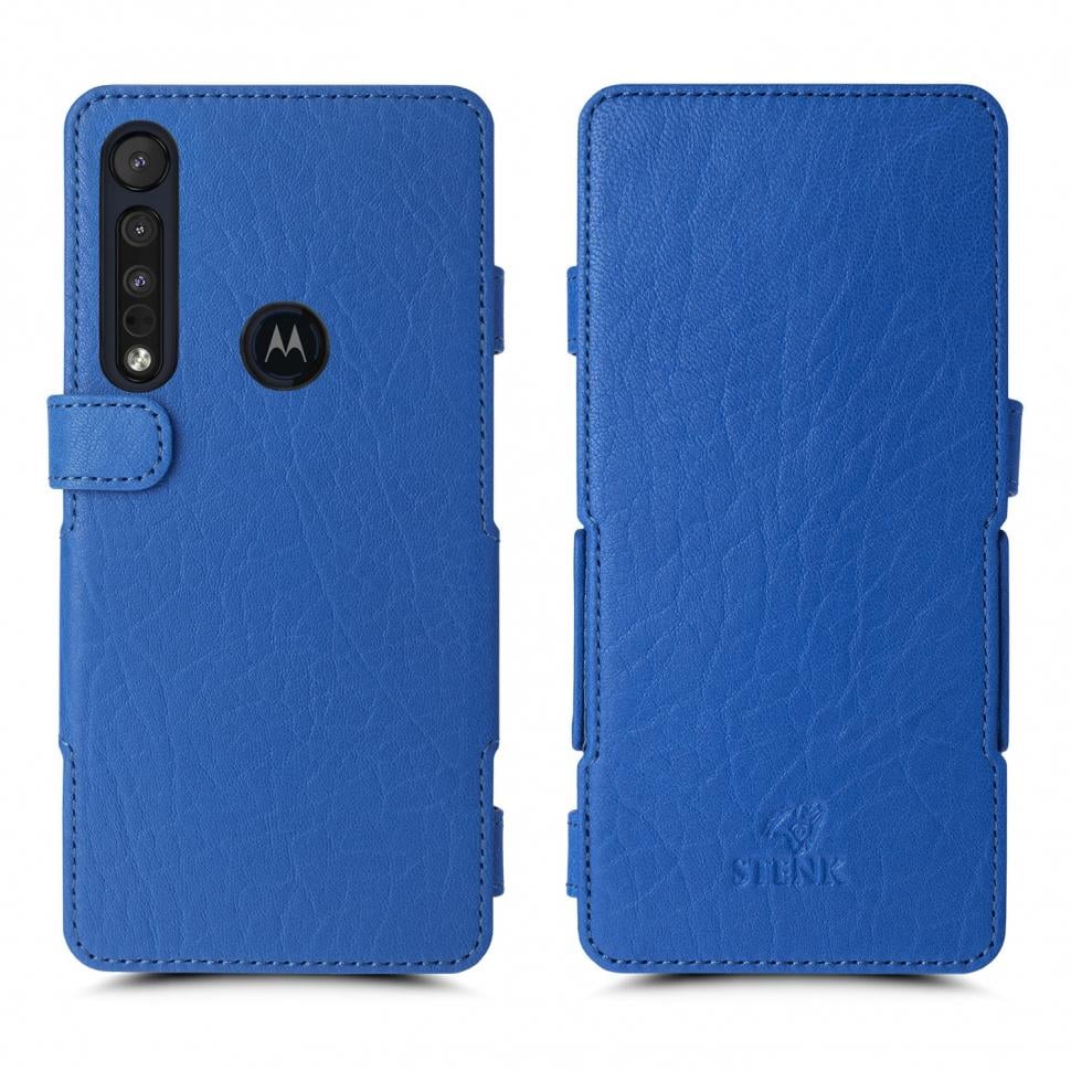 Чохол книжка Stenk Prime для Motorola One Macro Ярко-синий (65600)