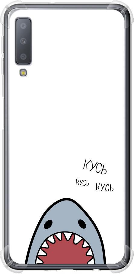 Чехол на Samsung Galaxy A7 (2018) A750F Акула (4870sp-1582-42517)