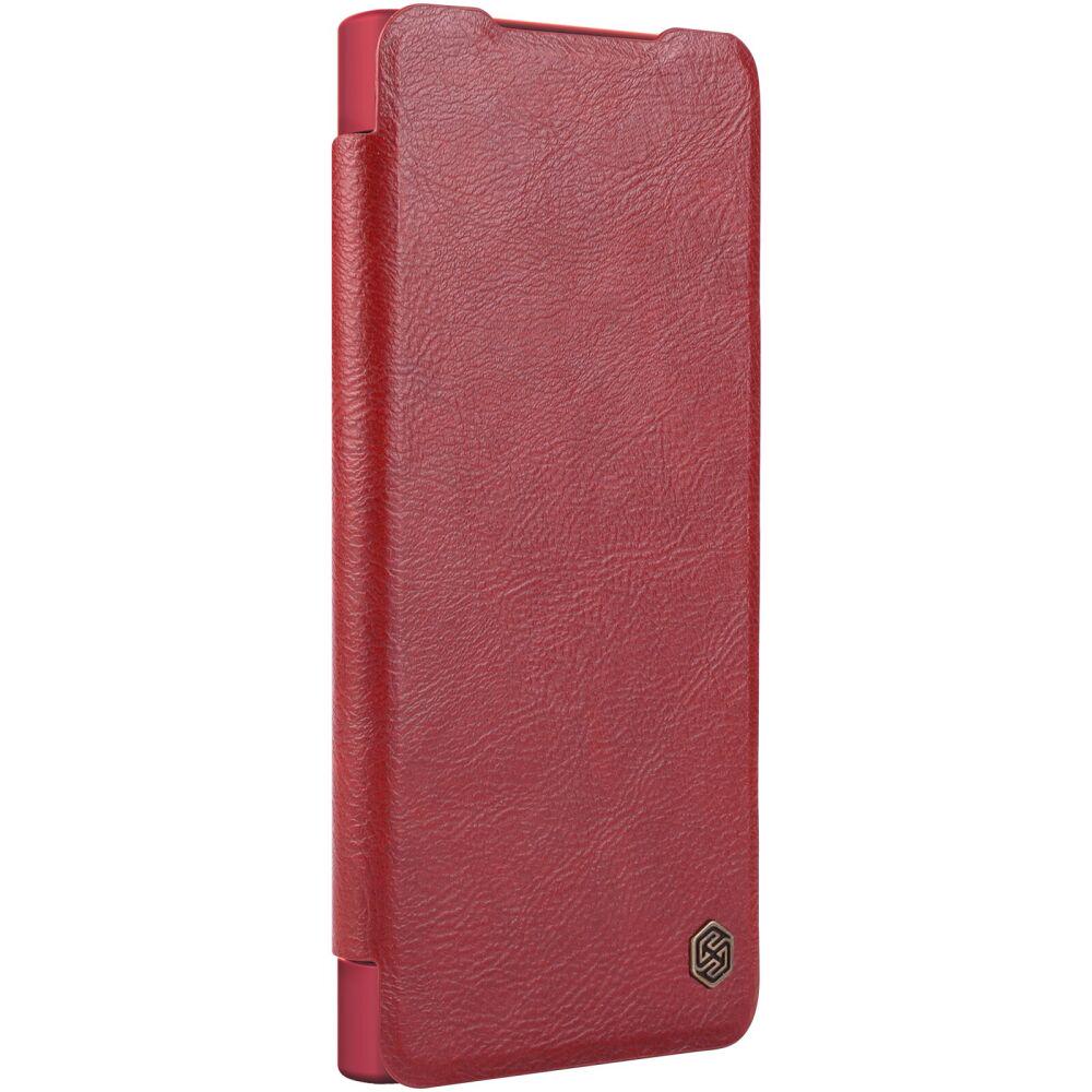 Шкіряний чохол книжка Nillkin Qin series для Samsung Galaxy S22 Ultra Red - фото 2