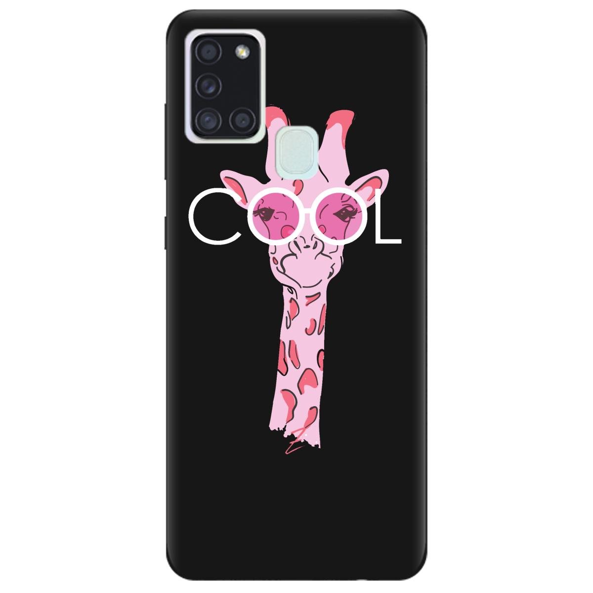 Силіконовий чохол Zorrov для Samsung Galaxy A21s - Cool giraffe (14100050197087757)