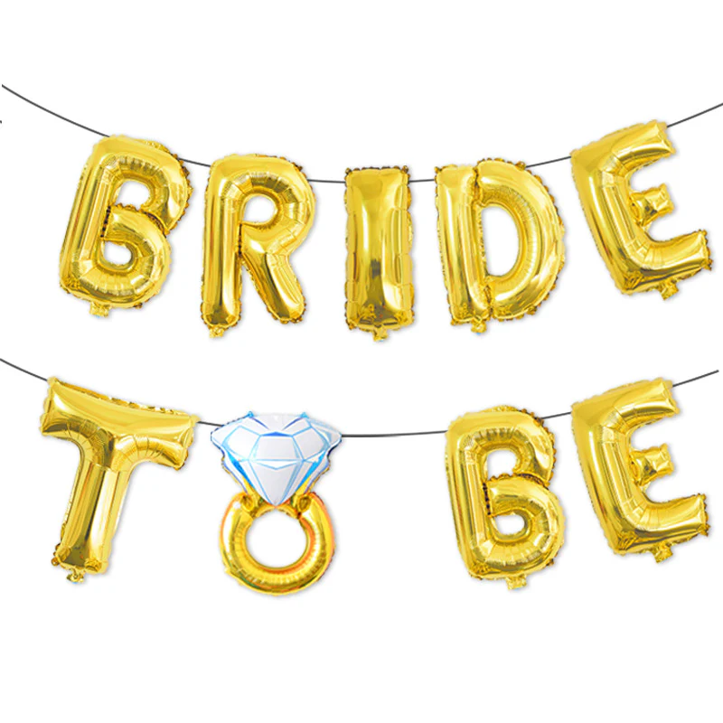 Воздушные шарики фольгированные Bride To Be Золотой (05) Воздушные шарики фольгированные Bride To Be Золотой (05)