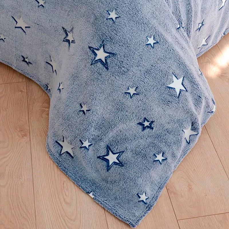 Плед флісовий Love You що світиться в темряві 200х220 см Зірки (82992) - фото 6 Плед флісовий Love You що світиться в темряві 200х220 см Зірки (82992) - фото 6