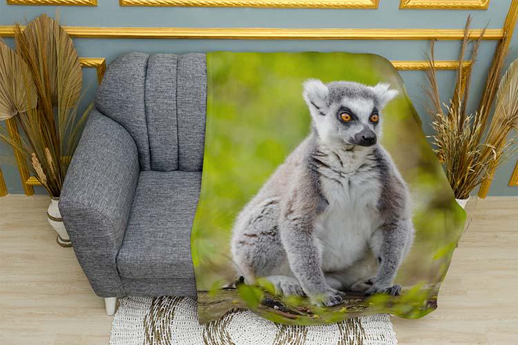 Плед Funny Lemur Jungle плюш одношаровий 150х210 см (114015-1)