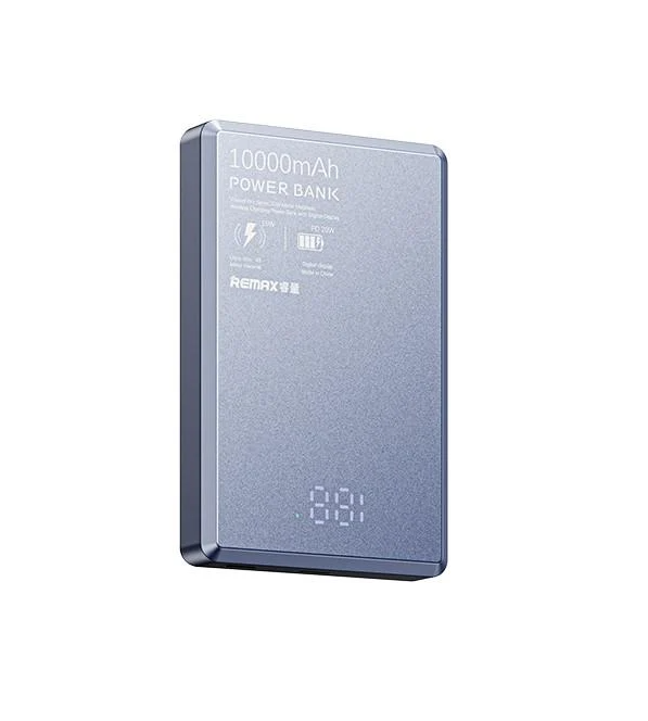 Повербанк Remax RPP-109 10000mAh 20W Metal MagSafe Power Bank Blue (101181)