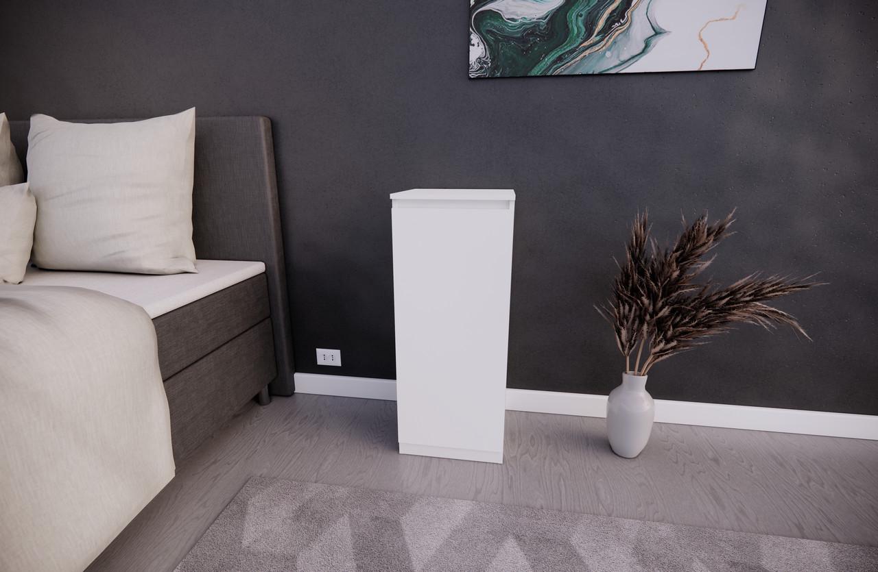 Тумба приліжкова MEBEX 40х40х100 см Білий (VS4D400WH) - фото 1 Тумба приліжкова MEBEX 40х40х100 см Білий (VS4D400WH) - фото 1