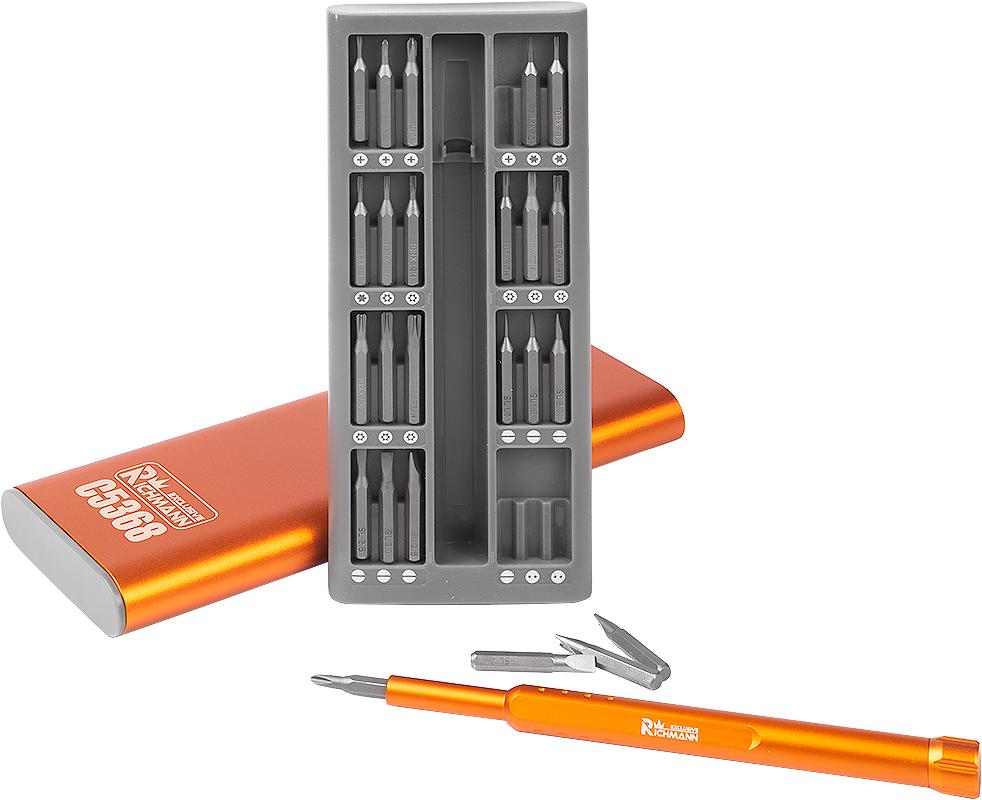 Викрутка прецизійна Richmann з битами 48 шт. (C5368) - фото 4 Викрутка прецизійна Richmann з битами 48 шт. (C5368) - фото 4