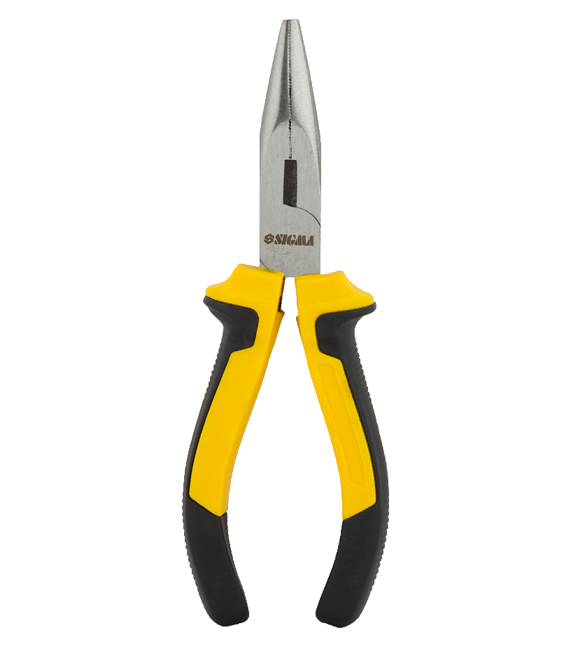 Длинногубцы прямые Sigma 180 мм (4357531)