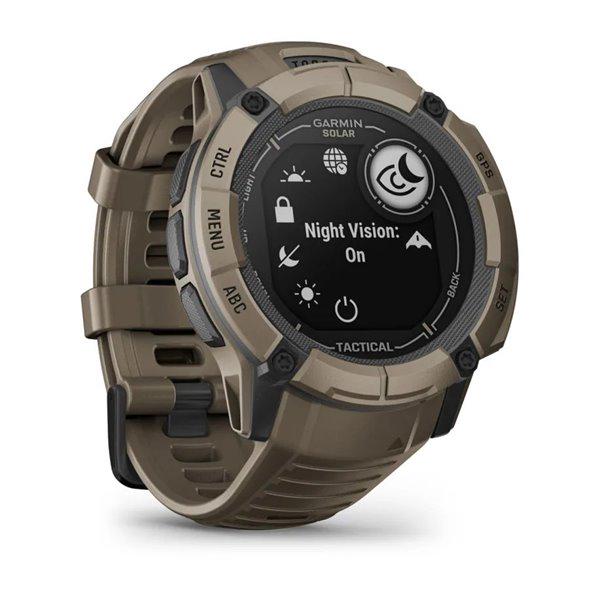 Смарт-часы Garmin Instinct 2X Solar-Tactical Edition Коричневый (010-02805-03) - фото 7