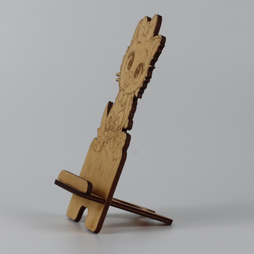 Підставка-тримач для телефону з дерева 20 (03020013) - фото 4 Підставка-тримач для телефону з дерева 20 (03020013) - фото 4