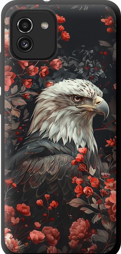 Чехол на Samsung Galaxy A03 A035F Цветочный страж (6102b-2499-42517)